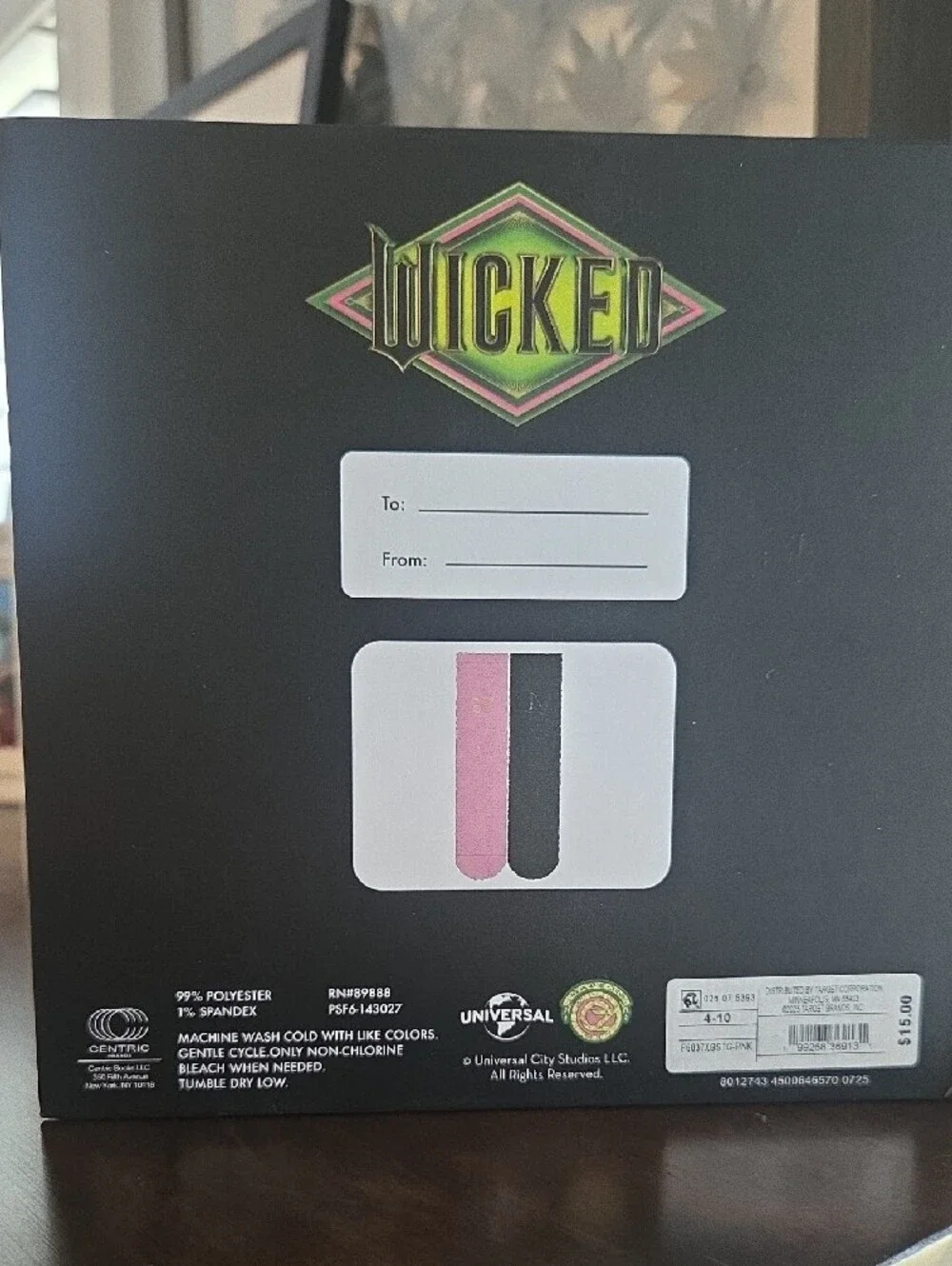 Wicked Gift Box Set Of Cozy Socks NEW